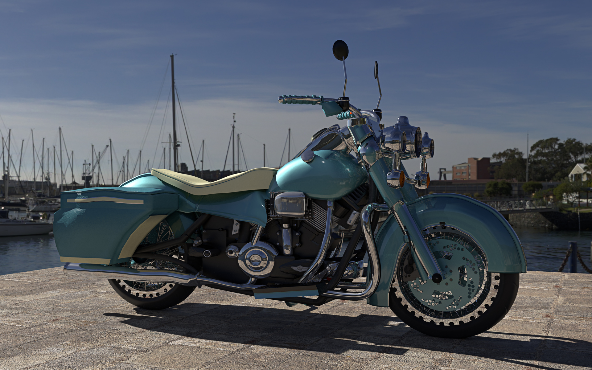 Slowly working up improving on the 3D modelling side of things. Still a country mile to go though but I am enjoying learning. I love these sixties and seventies colours - they are timeless. Branched path tracing on this render. Simonstown HDRI